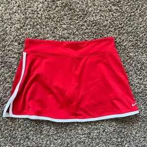 Nike Red Athletic Tennis Skirt size Large